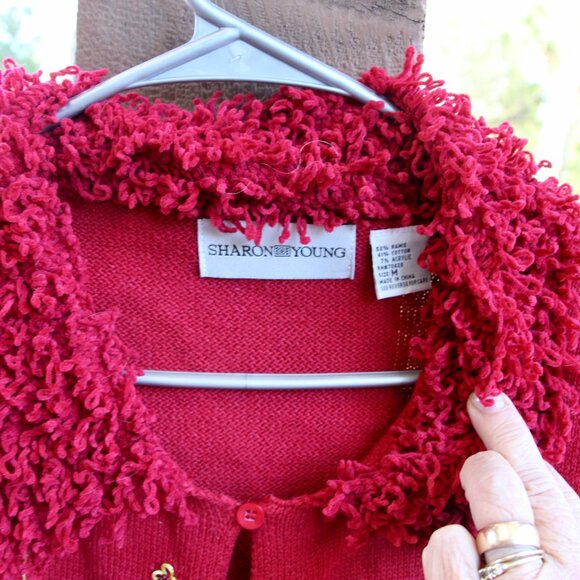 Vintage Sharon Young Christmas sweater-size medium - Picture 2 of 7